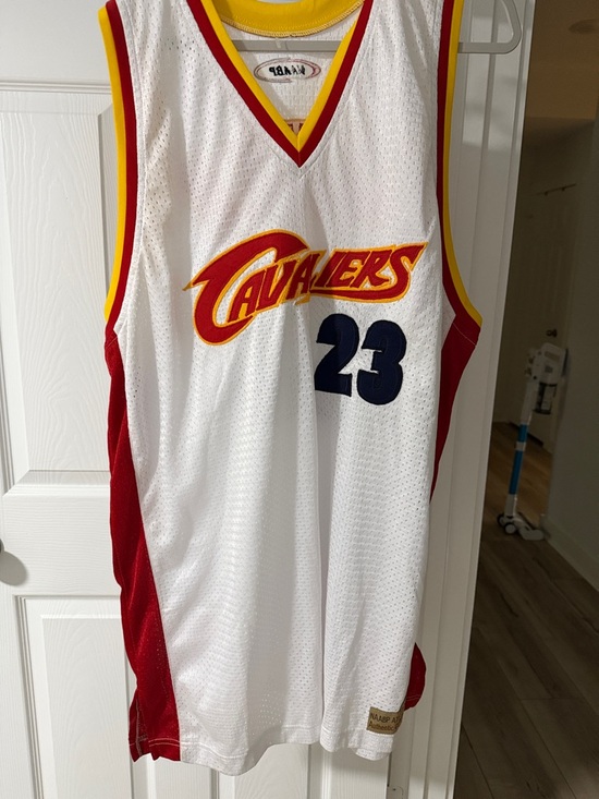 Other - Cavaliers White/Red Basketball Jersey - Team Logo #23